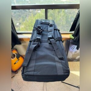 Black Double capacity bag. (Obsidian Black)